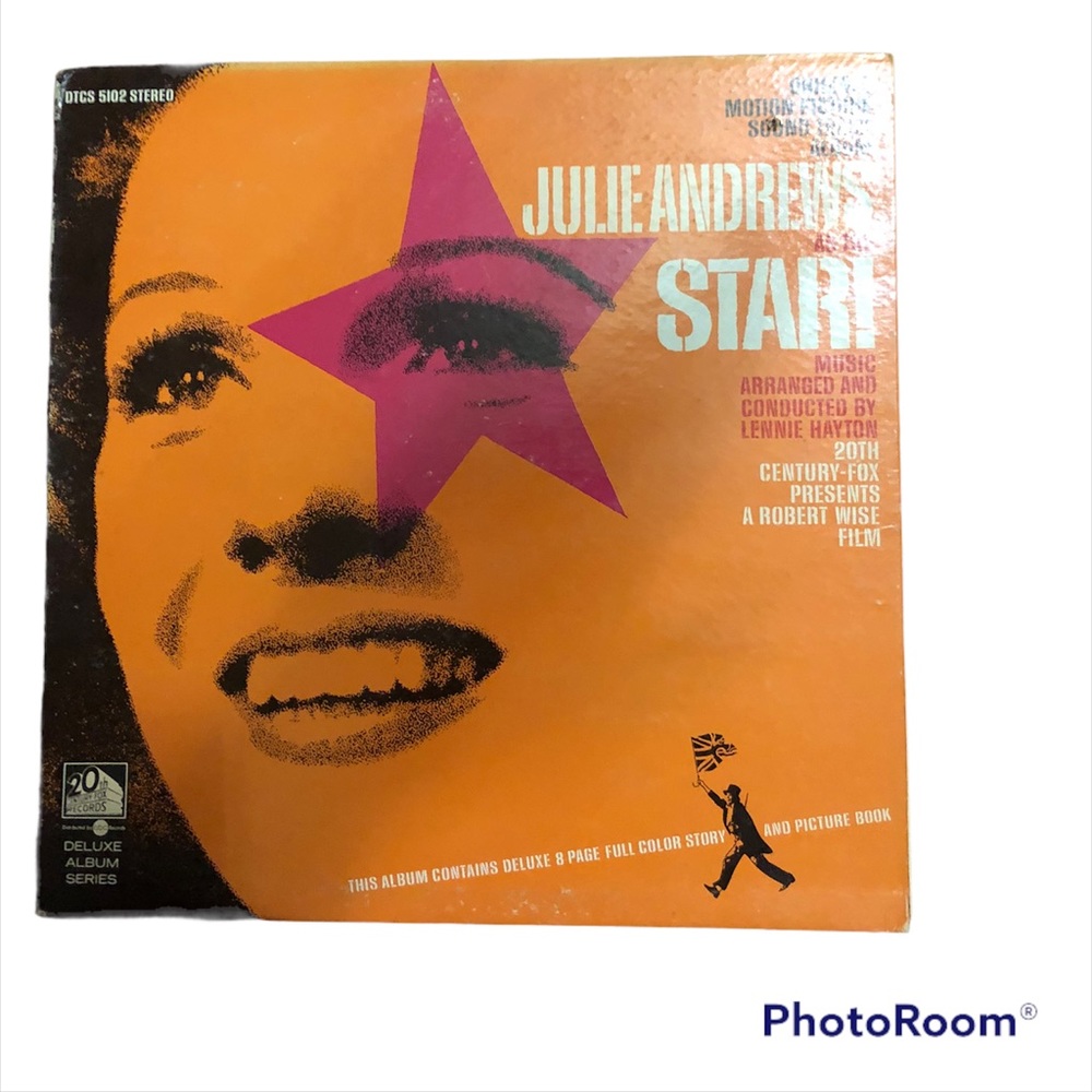 Julie Andrews As The Star! Motion Picture Soundtrack DTCS5102 VG+++ Vinyl LP V6